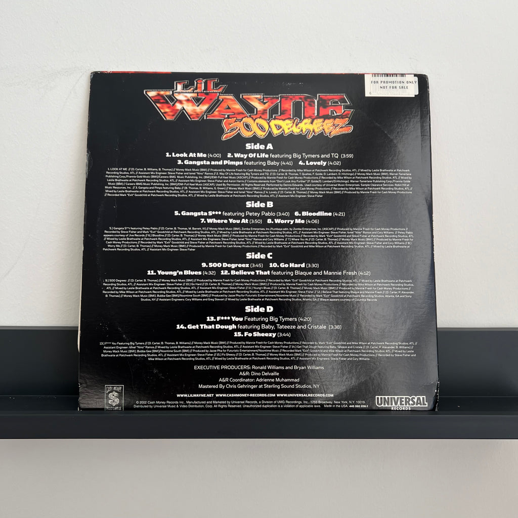 Lil Wayne - 500 Degreez