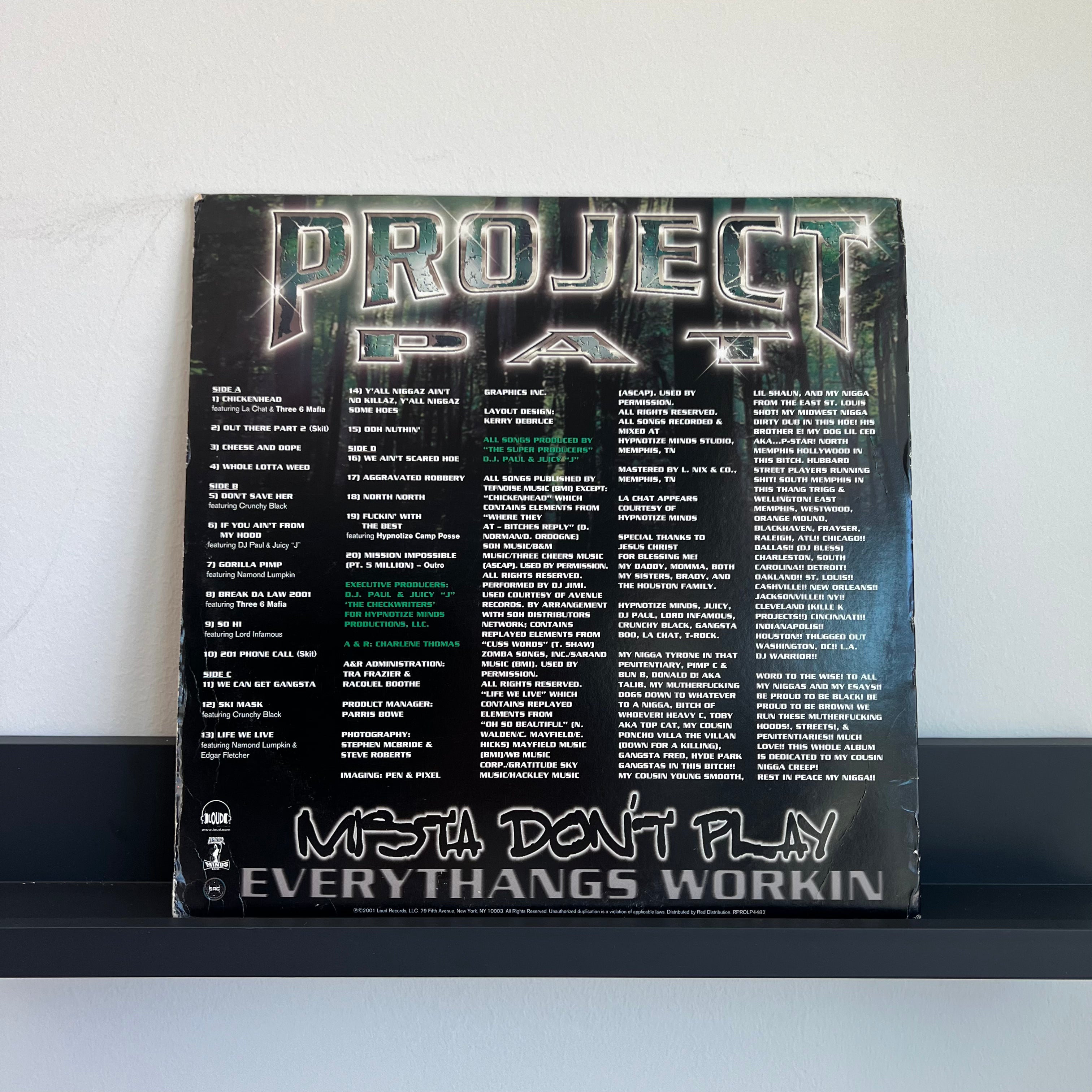 Project Pat - Mista Don'y Play: Everythangs Workin