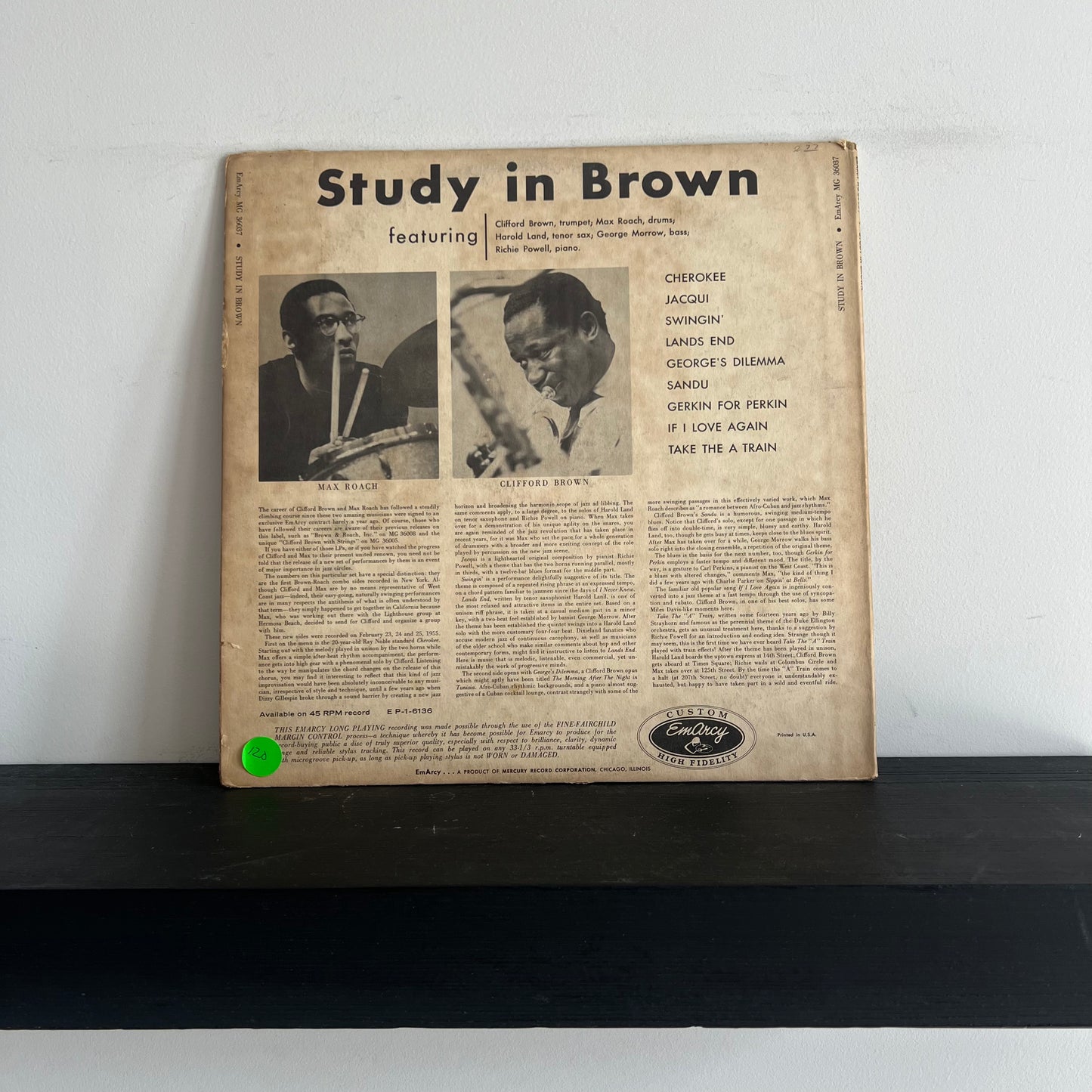 Clifford Brown & Max Roach - Study In Brown